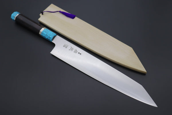 Sukenari Kiritsuke SCL-337 ZDP189 Kirutsuke Slicer 270mm (10.6 inch) Custom Limited Edition, Sukenari ZDP-189 Clad Kiritsuke Slicer 270mm (10.6 inch, SCL-337)