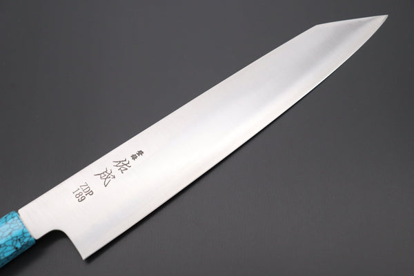 Sukenari Kiritsuke SCL-337 ZDP189 Kirutsuke Slicer 270mm (10.6 inch) Custom Limited Edition, Sukenari ZDP-189 Clad Kiritsuke Slicer 270mm (10.6 inch, SCL-337)
