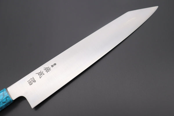 Sukenari Kiritsuke SCL-338 ZDP189 Kirutsuke Slicer 270mm (10.6 inch) Custom Limited Edition, Sukenari ZDP-189 Clad Kiritsuke Slicer 270mm (10.6 inch, SCL-338)
