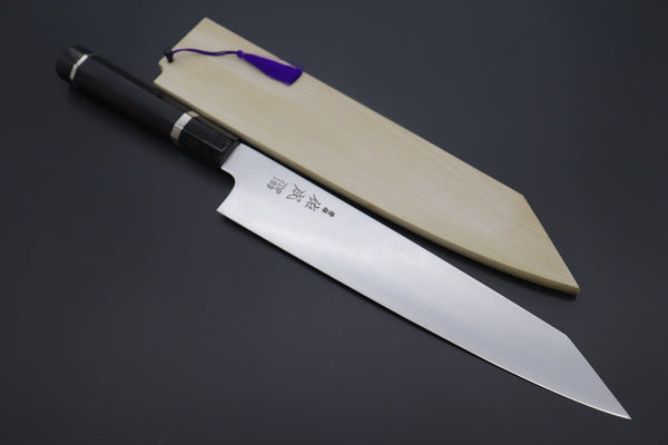 Sukenari Kiritsuke SCL-339 ZDP189 Kirutsuke Slicer 270mm (10.6 inch) Custom Limited Edition, Sukenari ZDP-189 Clad Kiritsuke Slicer 270mm (10.6 inch, SCL-339)