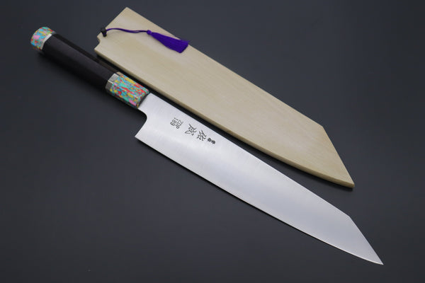 Sukenari Kiritsuke SCL-340 ZDP189 Kirutsuke Slicer 270mm (10.6 inch) Custom Limited Edition, Sukenari ZDP-189 Clad Kiritsuke Slicer 270mm (10.6 inch, SCL-340)