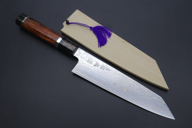 Sukenari Kiritsuke SCL-413 ZDP189 Kiritsuke 210mm (8.2 inch) Custom Limited Edition, Sukenari ZDP-189 Nickel Damascus Kiritsuke 210mm (8.2 inch, SCL-413)