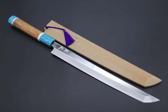 Sukenari Sakimaru Takohiki SCL-202 SGII-2 Kiritsuke 270mm (10.6inch) / Right Handed Custom Limited Edition, Sukenari Special Steel Series SG-II Hon Kasumi Sakimaru Takohiki 270mm (10.6 inch, Single Bevel Edge, SCL-422)