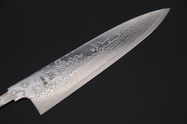 Sukenari Wa Gyuto “Build Your Dream Knife” Sukenari HAP-40 Nickel Damascus SNBO-3 Wa Gyuto 210mm (8.2 Inch)