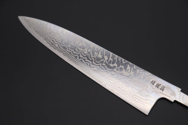 Sukenari Wa Gyuto “Build Your Dream Knife” Sukenari HAP-40 Nickel Damascus SNBO-7 Wa Gyuto 240mm (9.4 Inch)