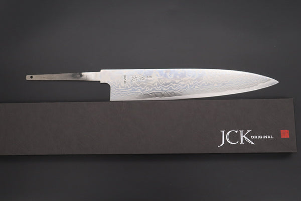 Sukenari Wa Gyuto “Build Your Dream Knife” Sukenari HAP-40 Nickel Damascus SNBO-8 Wa Gyuto 270mm (10.6 Inch)