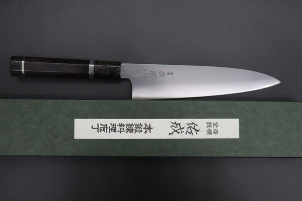 Sukenari Wa Gyuto SCL-406 HAP40 Wa Gyuto 210mm (8.2 inch) Custom Limited Edition, Sukenari HAP-40 Clad Wa Gyuto 210mm (8.2 inch, SCL-406)