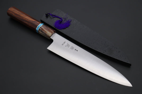 Sukenari Wa Gyuto SCL-465 HAP40 Wa Gyuto 210mm (8.2 inch) Custom Limited Edition, Sukenari HAP-40 Clad Wa Gyuto 210mm (8.2 inch, SCL-465)