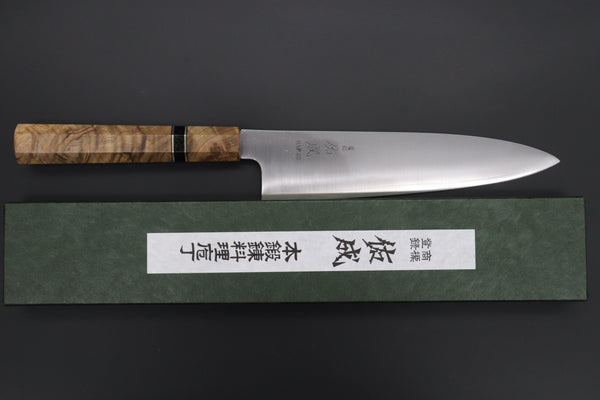 Sukenari Wa Gyuto SCL-466 HAP40 Wa Gyuto 210mm (8.2 inch) Custom Limited Edition, Sukenari HAP-40 Clad Wa Gyuto 210mm (8.2 inch, SCL-466)