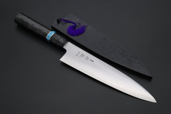 Sukenari Wa Gyuto SCL-467 HAP40 Wa Gyuto 210mm (8.2 inch) Custom Limited Edition, Sukenari HAP-40 Clad Wa Gyuto 210mm (8.2 inch, SCL-467)