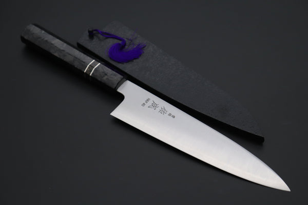 Sukenari Wa Gyuto SCL-468 HAP40 Wa Gyuto 210mm (8.2 inch) Custom Limited Edition, Sukenari HAP-40 Clad Wa Gyuto 210mm (8.2 inch, SCL-468)