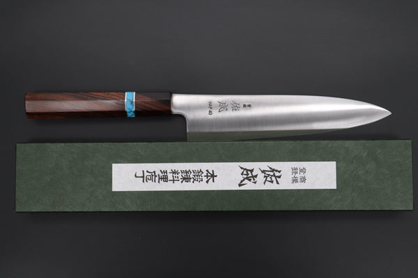 Sukenari Wa Gyuto SCL-469 HAP40 Wa Gyuto 210mm (8.2 inch) Custom Limited Edition, Sukenari HAP-40 Clad Wa Gyuto 210mm (8.2 inch, SCL-469)