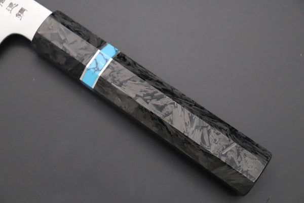 Sukenari Wa Gyuto SCL-599 HAP40 Wa Gyuto 210mm (8.2 inch) Custom Limited Edition, Sukenari HAP-40 Clad Wa Gyuto 210mm (8.2 inch, SCL-599)