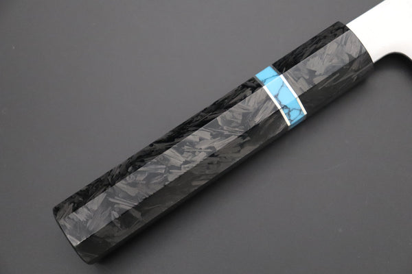 Sukenari Wa Gyuto SCL-599 HAP40 Wa Gyuto 210mm (8.2 inch) Custom Limited Edition, Sukenari HAP-40 Clad Wa Gyuto 210mm (8.2 inch, SCL-599)