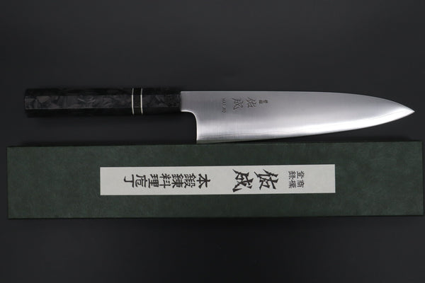 Sukenari Wa Gyuto SCL-600 HAP40 Wa Gyuto 210mm (8.2 inch) Custom Limited Edition, Sukenari HAP-40 Clad Wa Gyuto 210mm (8.2 inch, SCL-600)