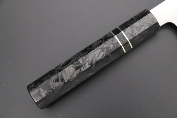 Sukenari Wa Gyuto SCL-600 HAP40 Wa Gyuto 210mm (8.2 inch) Custom Limited Edition, Sukenari HAP-40 Clad Wa Gyuto 210mm (8.2 inch, SCL-600)