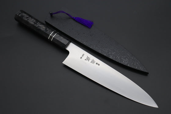 Sukenari Wa Gyuto SCL-600 HAP40 Wa Gyuto 210mm (8.2 inch) Custom Limited Edition, Sukenari HAP-40 Clad Wa Gyuto 210mm (8.2 inch, SCL-600)