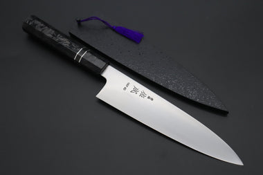 Sukenari Wa Gyuto SCL-600 HAP40 Wa Gyuto 210mm (8.2 inch) Custom Limited Edition, Sukenari HAP-40 Clad Wa Gyuto 210mm (8.2 inch, SCL-600)