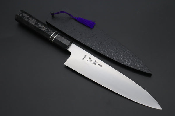 Sukenari Wa Gyuto SCL-600 HAP40 Wa Gyuto 210mm (8.2 inch) Custom Limited Edition, Sukenari HAP-40 Clad Wa Gyuto 210mm (8.2 inch, SCL-600)