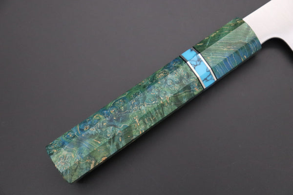 Sukenari Wa Gyuto SCL-601 HAP40 Wa Gyuto 210mm (8.2 inch) Custom Limited Edition, Sukenari HAP-40 Clad Wa Gyuto 210mm (8.2 inch, SCL-601)