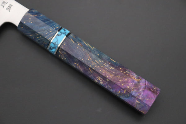 Sukenari Wa Gyuto SCL-608 HAP40 Wa Gyuto 210mm (8.2 inch) Custom Limited Edition, Sukenari HAP-40 Clad Wa Gyuto 210mm (8.2 inch, SCL-608)