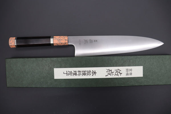 Sukenari Wa Gyuto SCL-272 HAP40 Wa Gyuto 240mm (9.4 inch) Custom Limited Edition, Sukenari HAP-40 Clad Wa Gyuto 240mm (9.4 inch, SCL-272)