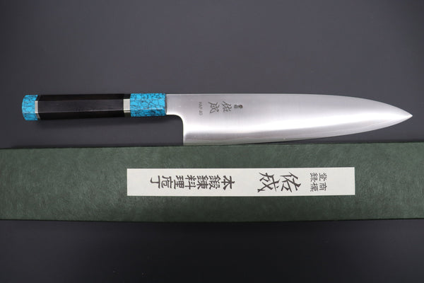 Sukenari Wa Gyuto SCL-274 HAP40 Wa Gyuto 240mm (9.4 inch) Custom Limited Edition, Sukenari HAP-40 Clad Wa Gyuto 240mm (9.4 inch, SCL-274)