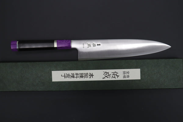 Sukenari Wa Gyuto SCL-277 HAP40 Wa Gyuto 240mm (9.4 inch) Custom Limited Edition, Sukenari HAP-40 Clad Wa Gyuto 240mm (9.4 inch, SCL-277)