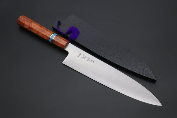 Sukenari Wa Gyuto Custom Limited Edition, Sukenari HAP-40 Clad Wa Gyuto 240mm (9.4 inch, SCL-474)