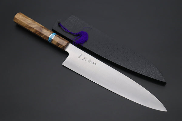 Sukenari Wa Gyuto Custom Limited Edition, Sukenari HAP-40 Clad Wa Gyuto 240mm (9.4 inch, SCL-475)