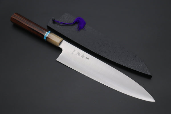 Sukenari Wa Gyuto Custom Limited Edition, Sukenari HAP-40 Clad Wa Gyuto 240mm (9.4 inch, SCL-477)