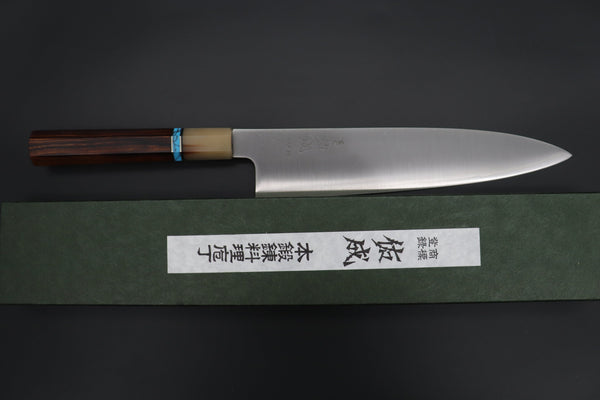 Sukenari Wa Gyuto Custom Limited Edition, Sukenari HAP-40 Clad Wa Gyuto 240mm (9.4 inch, SCL-477)