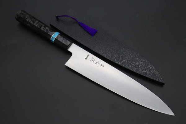 Sukenari Wa Gyuto Custom Limited Edition, Sukenari HAP-40 Clad Wa Gyuto 240mm (9.4 inch, SCL-605)