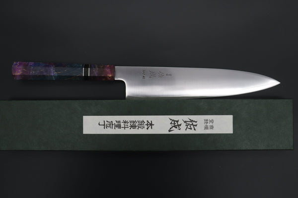 Sukenari Wa Gyuto Custom Limited Edition, Sukenari HAP-40 Clad Wa Gyuto 240mm (9.4 inch, SCL-607)