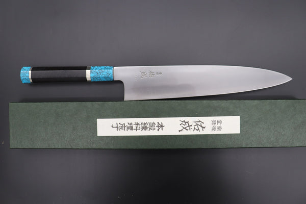 Sukenari Wa Gyuto SCL-334 HAP40 Wa Gyuto 270mm (10.6 inch) Custom Limited Edition, Sukenari HAP-40 Clad Wa Gyuto 270mm (10.6 inch, SCL-334)