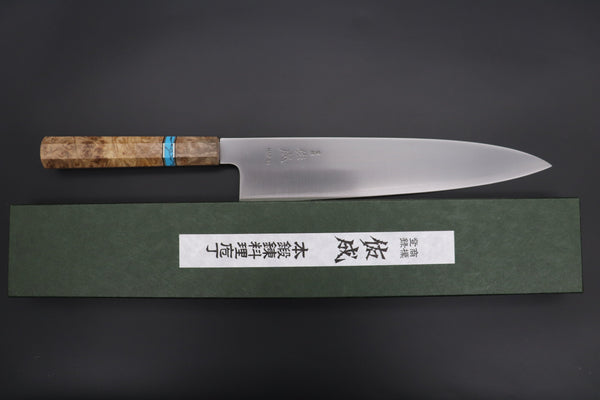 Sukenari Wa Gyuto Custom Limited Edition, Sukenari HAP-40 Clad Wa Gyuto 270mm (10.6 inch, SCL-482)