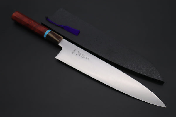 Sukenari Wa Gyuto Custom Limited Edition, Sukenari HAP-40 Clad Wa Gyuto 270mm (10.6 inch, SCL-484)