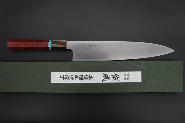 Sukenari Wa Gyuto Custom Limited Edition, Sukenari HAP-40 Clad Wa Gyuto 270mm (10.6 inch, SCL-484)