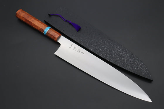 Sukenari Wa Gyuto Custom Limited Edition, Sukenari HAP-40 Clad Wa Gyuto 270mm (10.6 inch, SCL-612)
