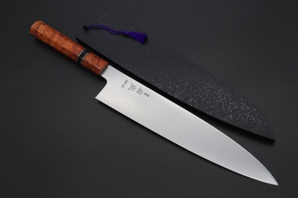 Sukenari Wa Gyuto Custom Limited Edition, Sukenari HAP-40 Clad Wa Gyuto 270mm (10.6 inch, SCL-613)