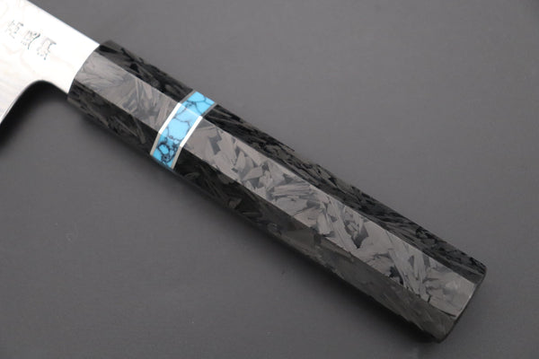 Sukenari Wa Gyuto Custom Limited Edition, Sukenari HAP-40 Nickel Damascus Wa Gyuto 210mm (8.2 inch, SCL-580)