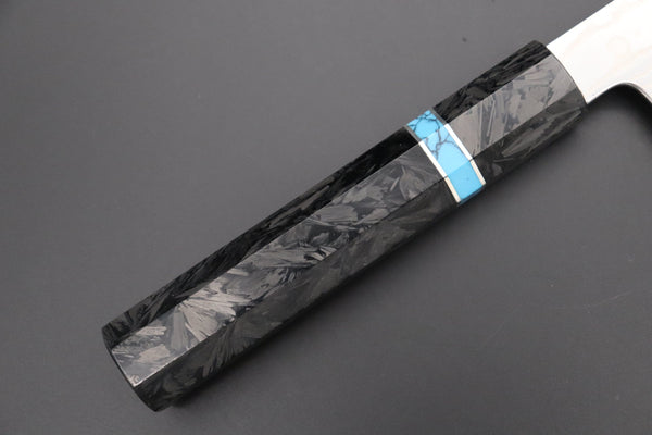 Sukenari Wa Gyuto Custom Limited Edition, Sukenari HAP-40 Nickel Damascus Wa Gyuto 210mm (8.2 inch, SCL-580)