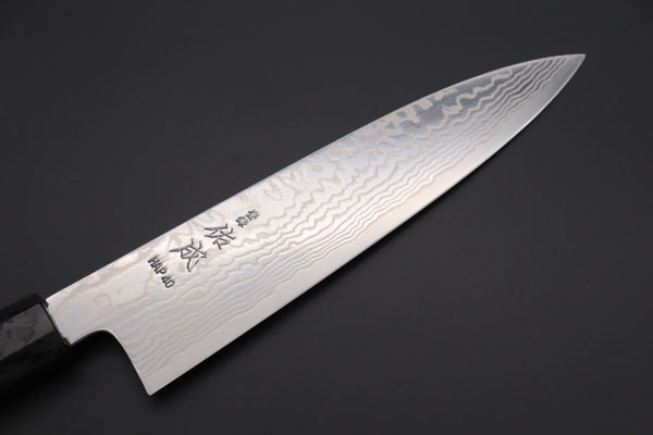 Sukenari Wa Gyuto Custom Limited Edition, Sukenari HAP-40 Nickel Damascus Wa Gyuto 210mm (8.2 inch, SCL-580)