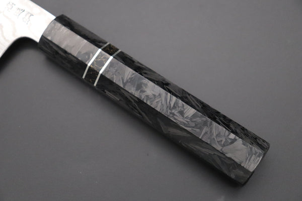 Sukenari Wa Gyuto Custom Limited Edition, Sukenari HAP-40 Nickel Damascus Wa Gyuto 210mm (8.2 inch, SCL-581)