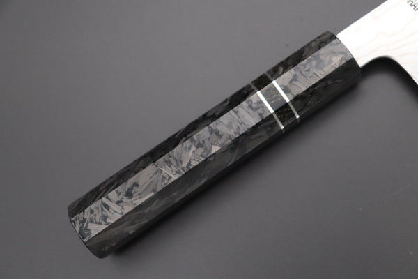 Sukenari Wa Gyuto Custom Limited Edition, Sukenari HAP-40 Nickel Damascus Wa Gyuto 210mm (8.2 inch, SCL-581)