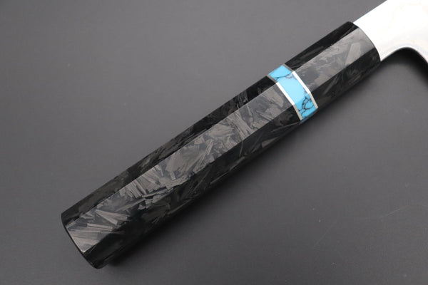 Sukenari Wa Gyuto Custom Limited Edition, Sukenari HAP-40 Nickel Damascus Wa Gyuto 240mm (9.4 inch, SCL-586)