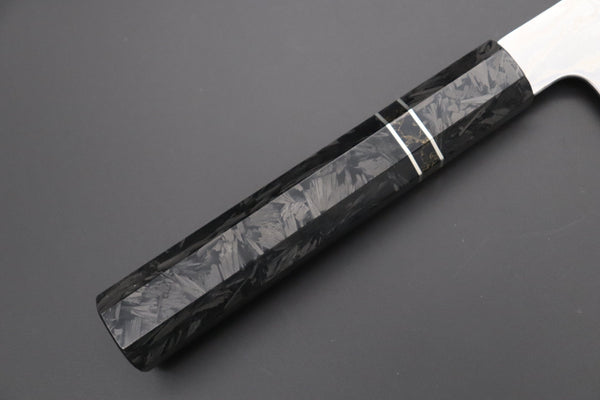 Sukenari Wa Gyuto Custom Limited Edition, Sukenari HAP-40 Nickel Damascus Wa Gyuto 240mm (9.4 inch, SCL-587)