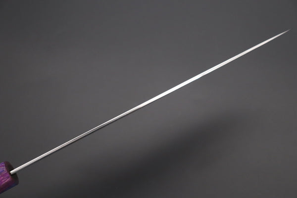 Sukenari Wa Gyuto Custom Limited Edition, Sukenari HAP-40 Nickel Damascus Wa Gyuto 240mm (9.4 inch, SCL-588)