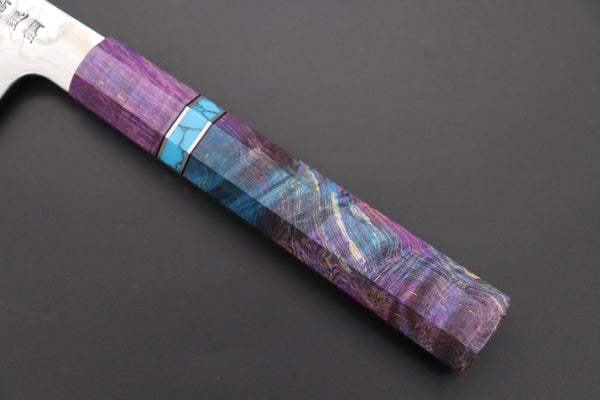 Sukenari Wa Gyuto Custom Limited Edition, Sukenari HAP-40 Nickel Damascus Wa Gyuto 240mm (9.4 inch, SCL-588)