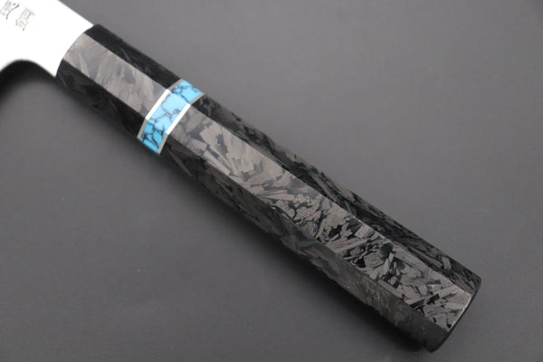 Sukenari Wa Gyuto Custom Limited Edition, Sukenari HAP-40 Nickel Damascus Wa Gyuto 270mm (10.6 inch, SCL-592)